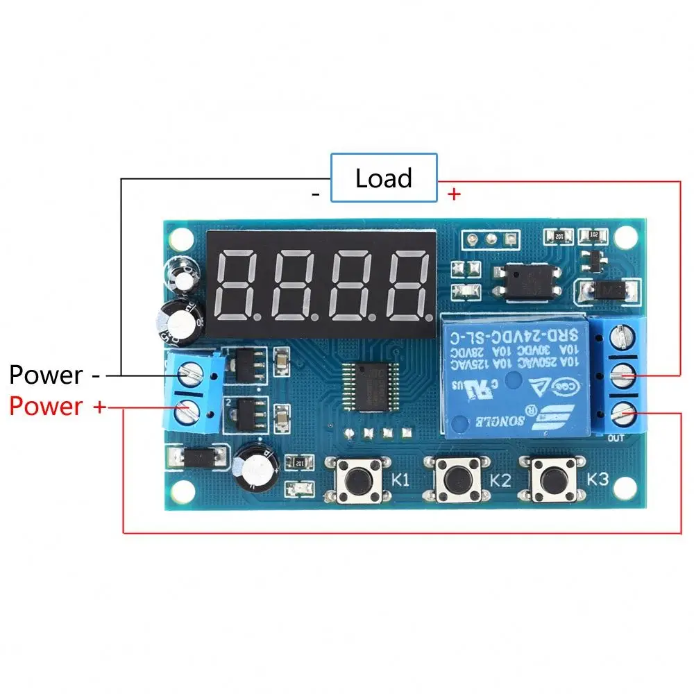 12v/24v Time Delay Relay Multifunction Delay Time Module Switch Control Relay Cycle Timer relay