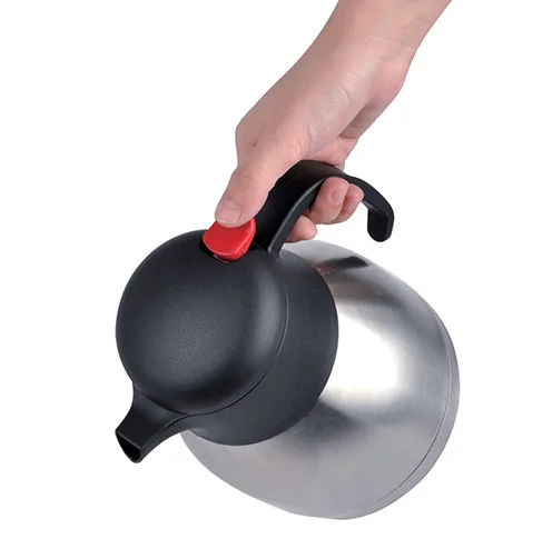 1.0l, 1.5l, 2.0l Stainless steel thermal coffee carafe vacuum jug Insulation thermos tea coffee pot press button