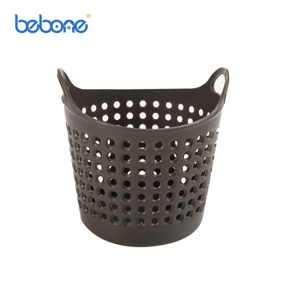 Flexible desktop decoration mini plastic collection rattan storage baskets