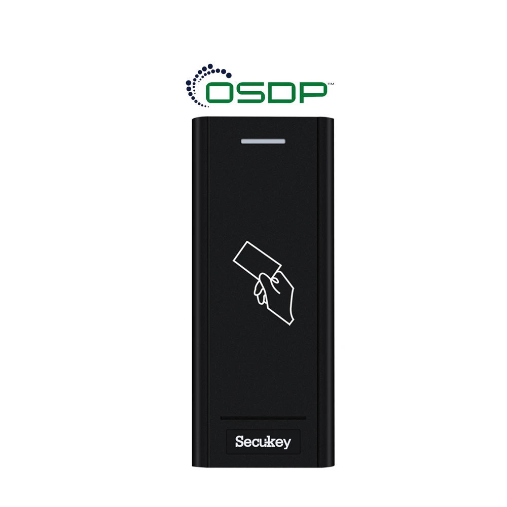 Считыватель карт Secukey Mullion-Gang OSDP RS485, 13,56 мГц Mifare DesFire EV1 EV2, устройство чтения 125 кГц для контроля доступа