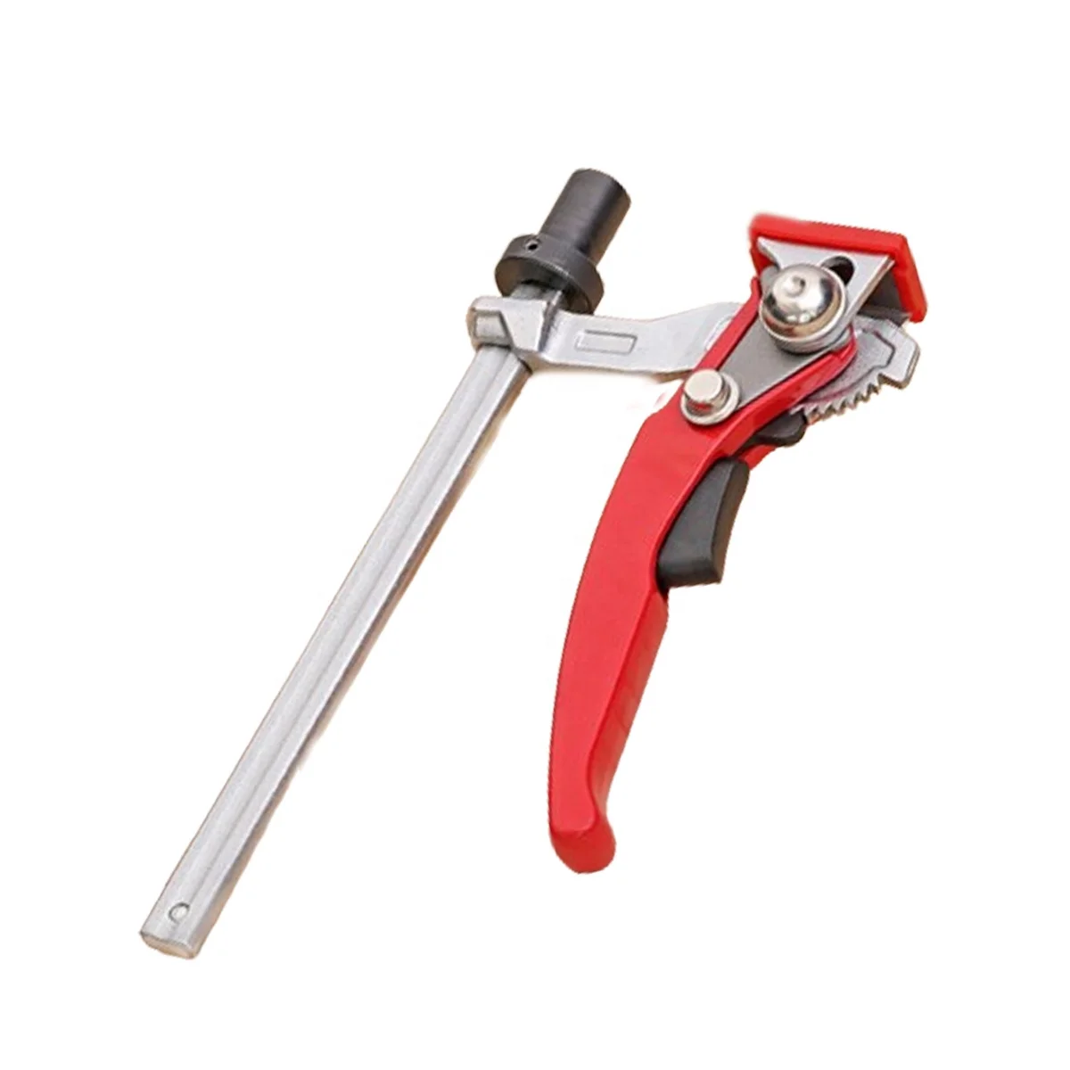 China Factory 160*60mm D16 D19 D20 D28  Ratchet Welding Woodworking Table Clamp Click Pulley Clip For Mechanical Fixture