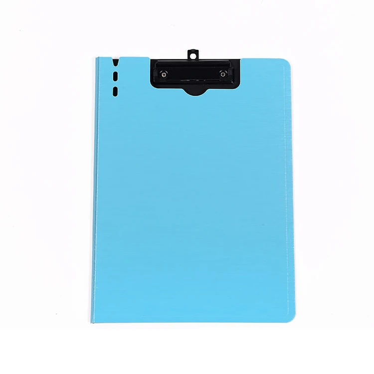 Оптовая продажа медсестринский водонепроницаемый складной алюминиевый держатель для хранения металлический бумаги формата А4 на заказ
