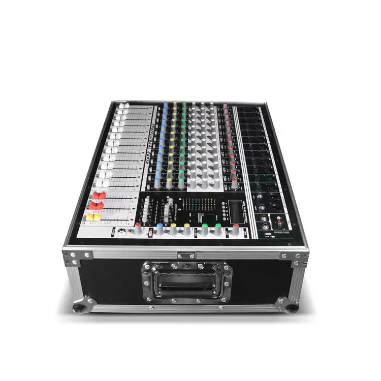 PM12600 силовой Миксер с корпумом миксер 600 Вт 12-канальный микшер