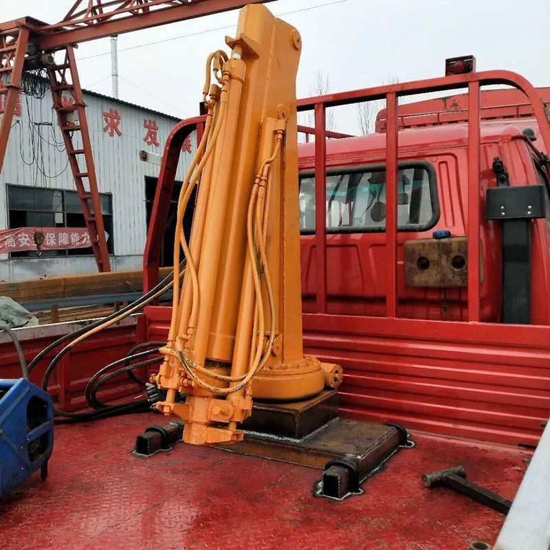  Морской кран 6 тонн 8 небольшой морской гидравлический телескопический журавль рыболовный лодочный