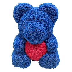 2021 New Year gift rose bear 40 cm decoration 25 cm teddy bear for Children