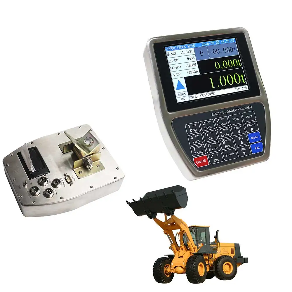 Dynamic on Board Scales for Wheel Loader, On Board Wheel Loader Scales Weighing Indicator
