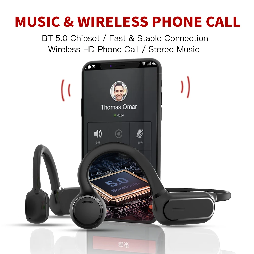 Free shipping to USA Customize Gift Dual Pairing Stereo Audifonos Bluetooth Headphone With Charging Box