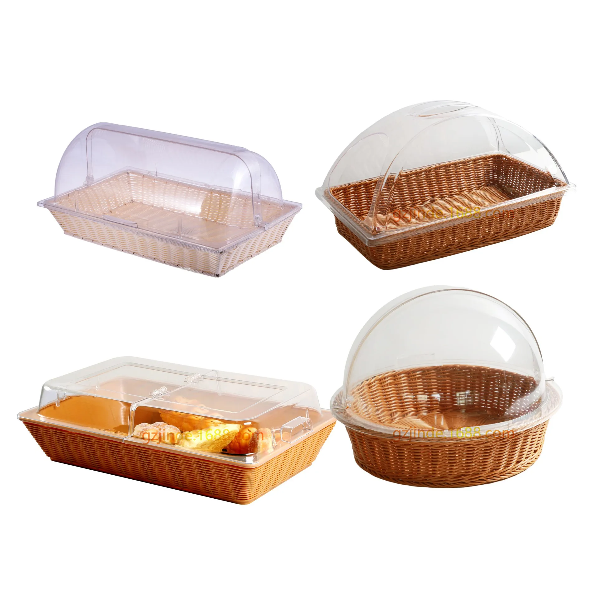 Прямоугольные корзины для хранения из ротанга 2024 ПП