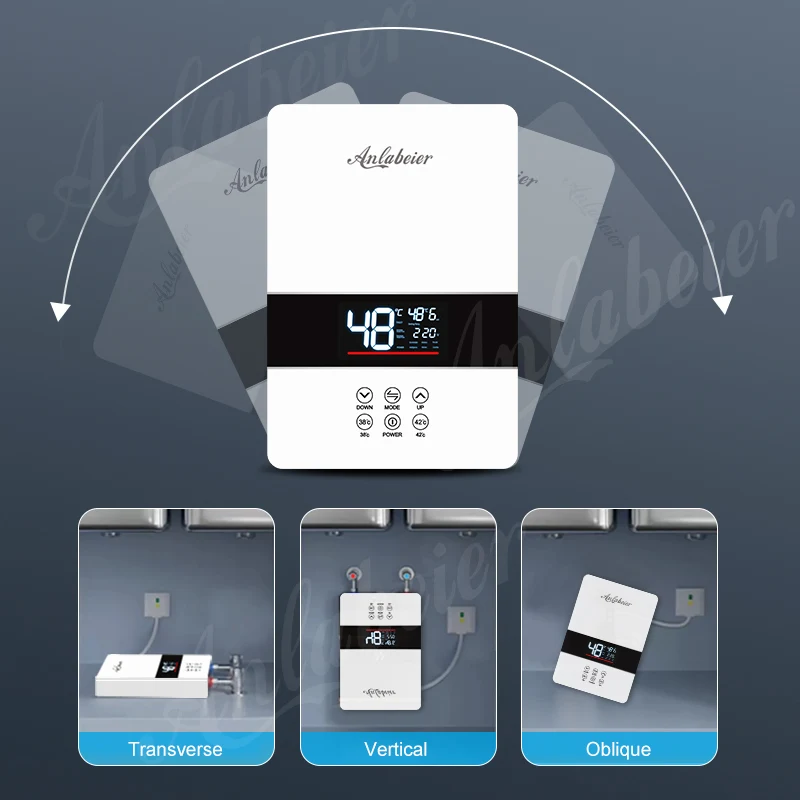 Hot quality sale 4500w 6000w instant electric fast heat water heaters hotel bathroom kitchen water heaters