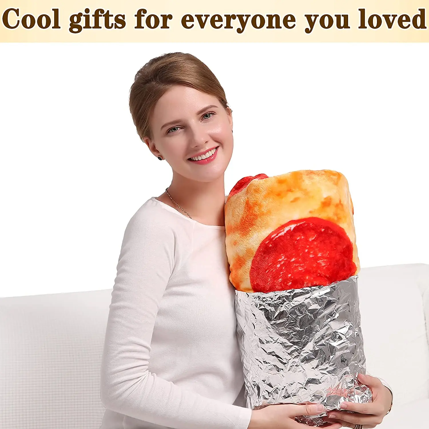 71' Red Large Pizza Sitting Blanket Sherpa Fleece Baby Warm Blankets For Kids