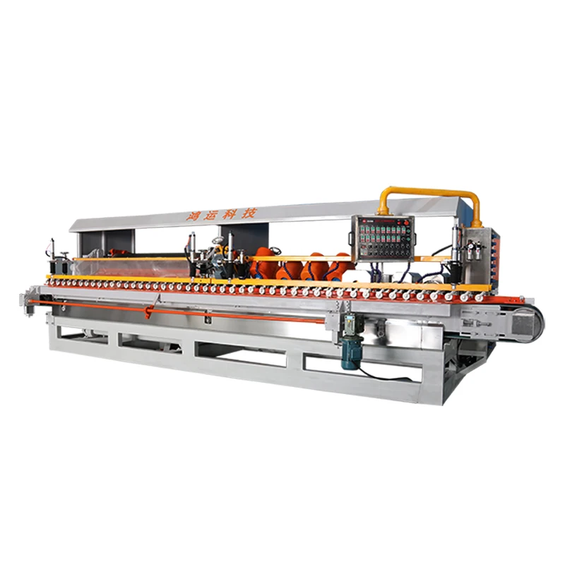 Hongyi China new multi heads ceramic tile polishing line machine marble slab stone and granite automatic polishing machine