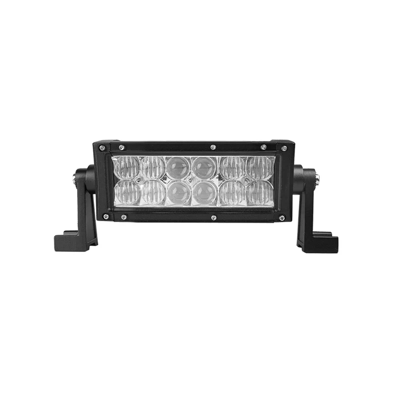 7.5 inch 36W LED Light Bars for 4WD Accessories 4x4 Offroad Camper 8 inch Dual Row LED Bar 4D 5D Convex Lenses