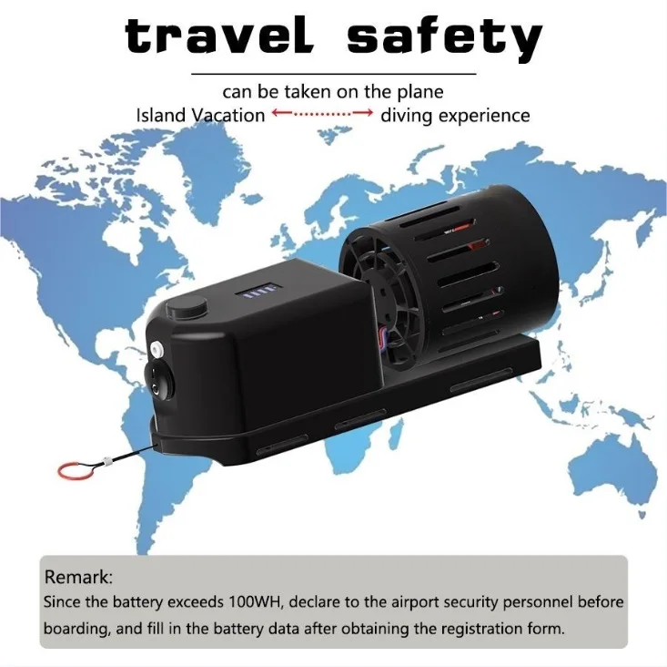 GCAMOLECH Scuba Diving Scooter Powerful Electric Jet Surfboard, Jet Water Scooter Underwater Robot Water Electric Scooter Jet