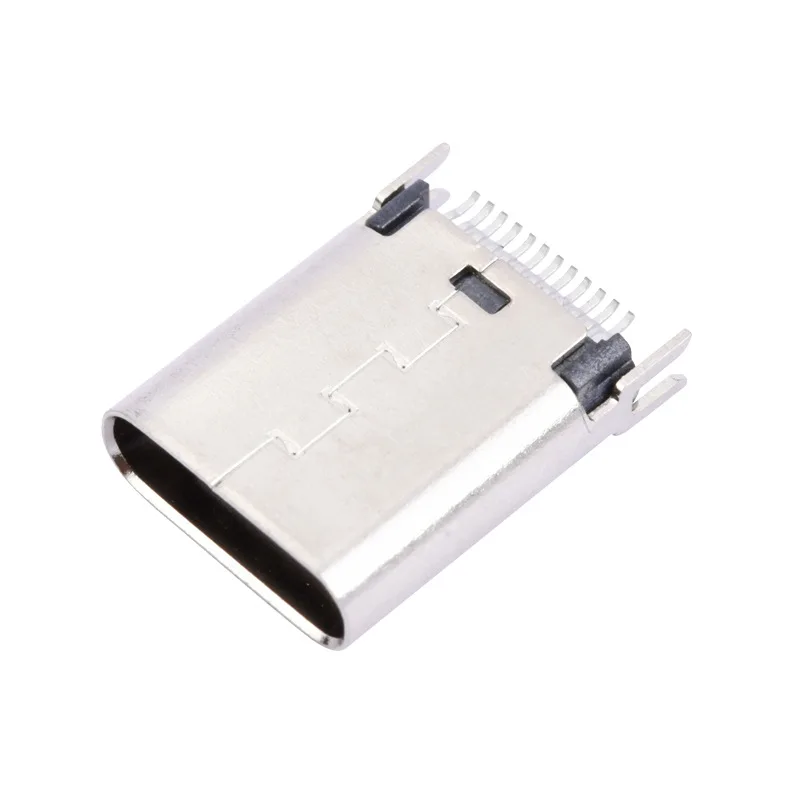 Inkson USB 3 1 Женский 180 градусов по вертикали с вакуумными шинами TYPE-C
