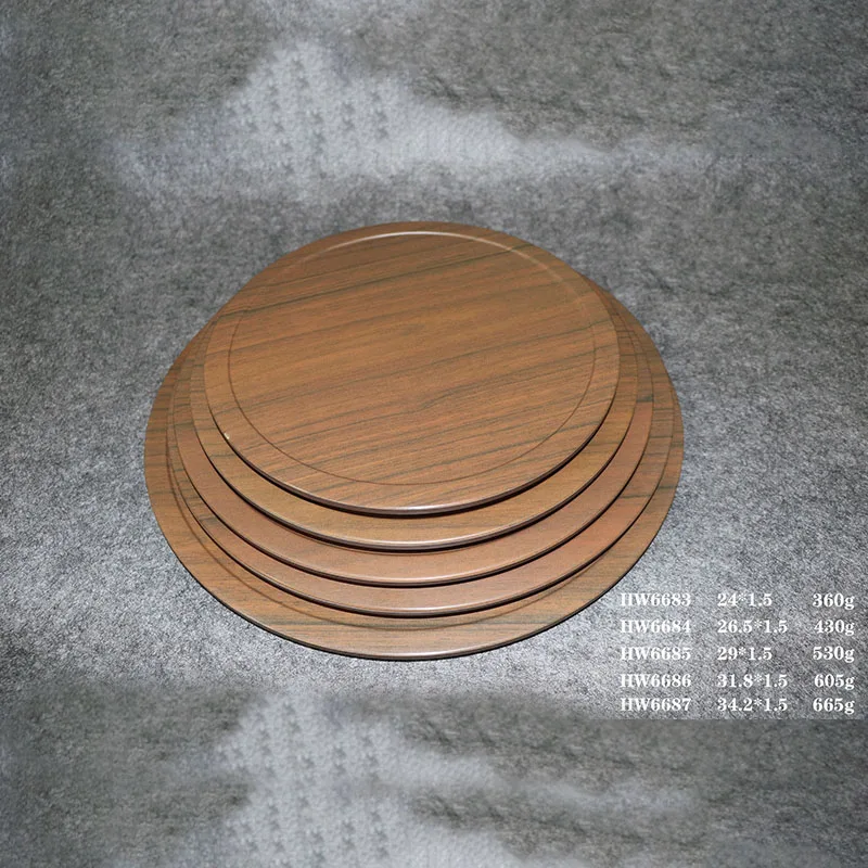 Асимметричный Меламиновый Обеденный набор, однотонный обеденный набор из меламина