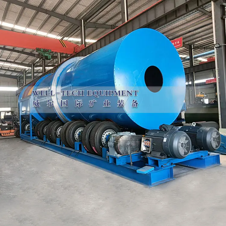 Drum cleaner bauxite rotary washer for bauxite rotary scrubber