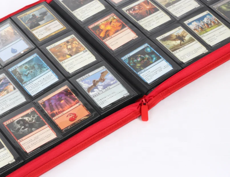 12 Pockets Card Photo Protector Album Binder Desk Card Game Plastic Indoor PP Plastic Waterproof OEM ODM High Quality