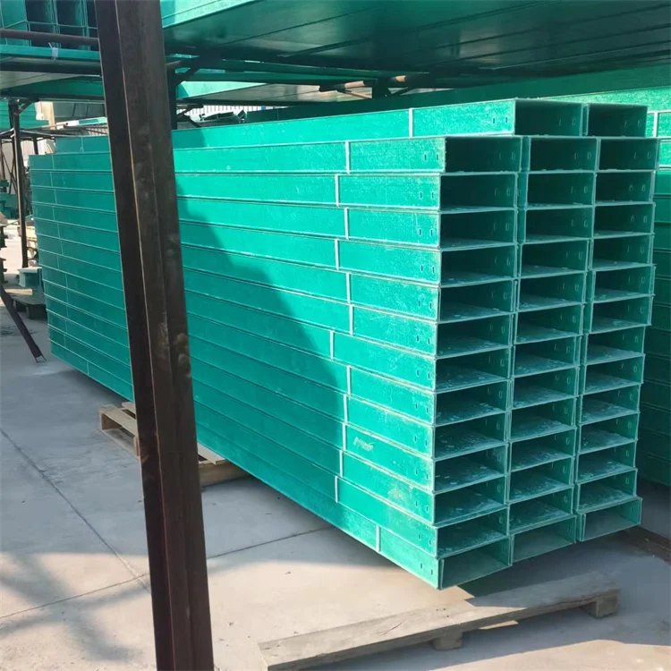 Corrosion resistant cable bridge FRP composite cable bridge with cover