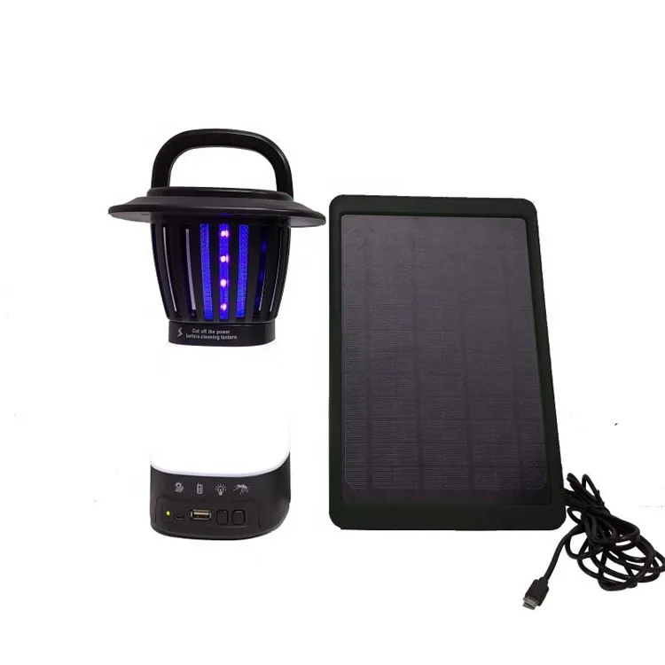 Customized Patented High efficiency solar energy 12v mosquito killer lantern