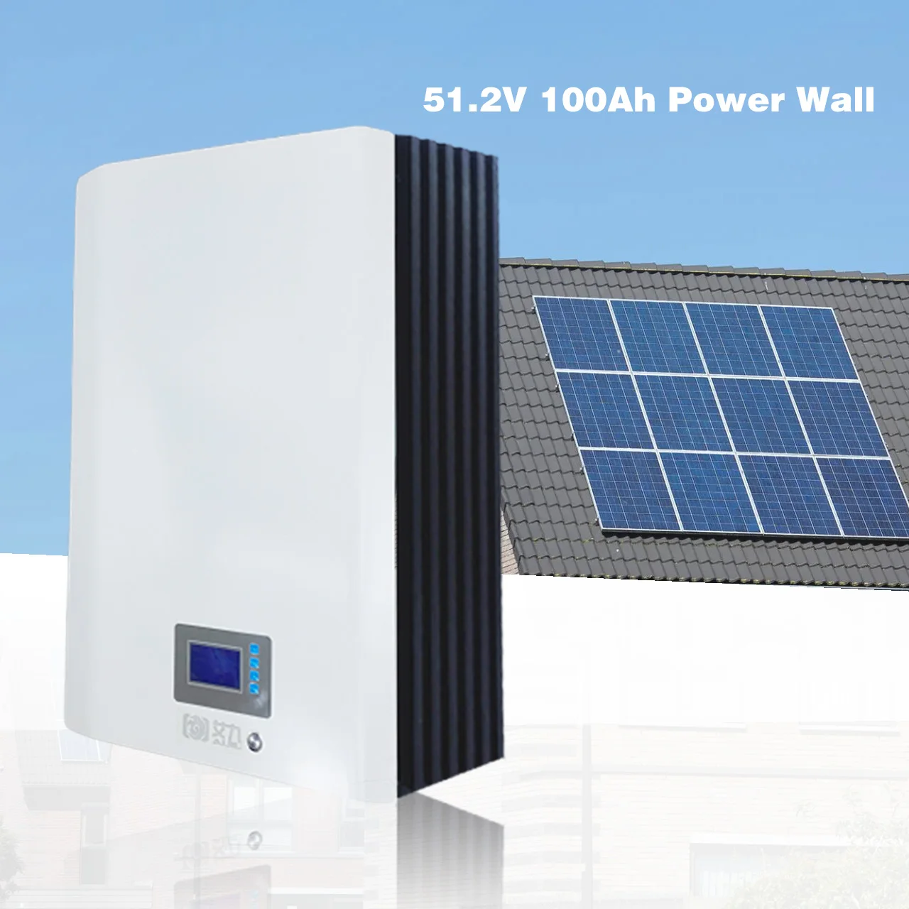 51.2V Powerwall 48V 100Ah Lifepo4 1000Ah Wall Solar Battery Solar Energy Storage Battery System Home Energy Storage Battery