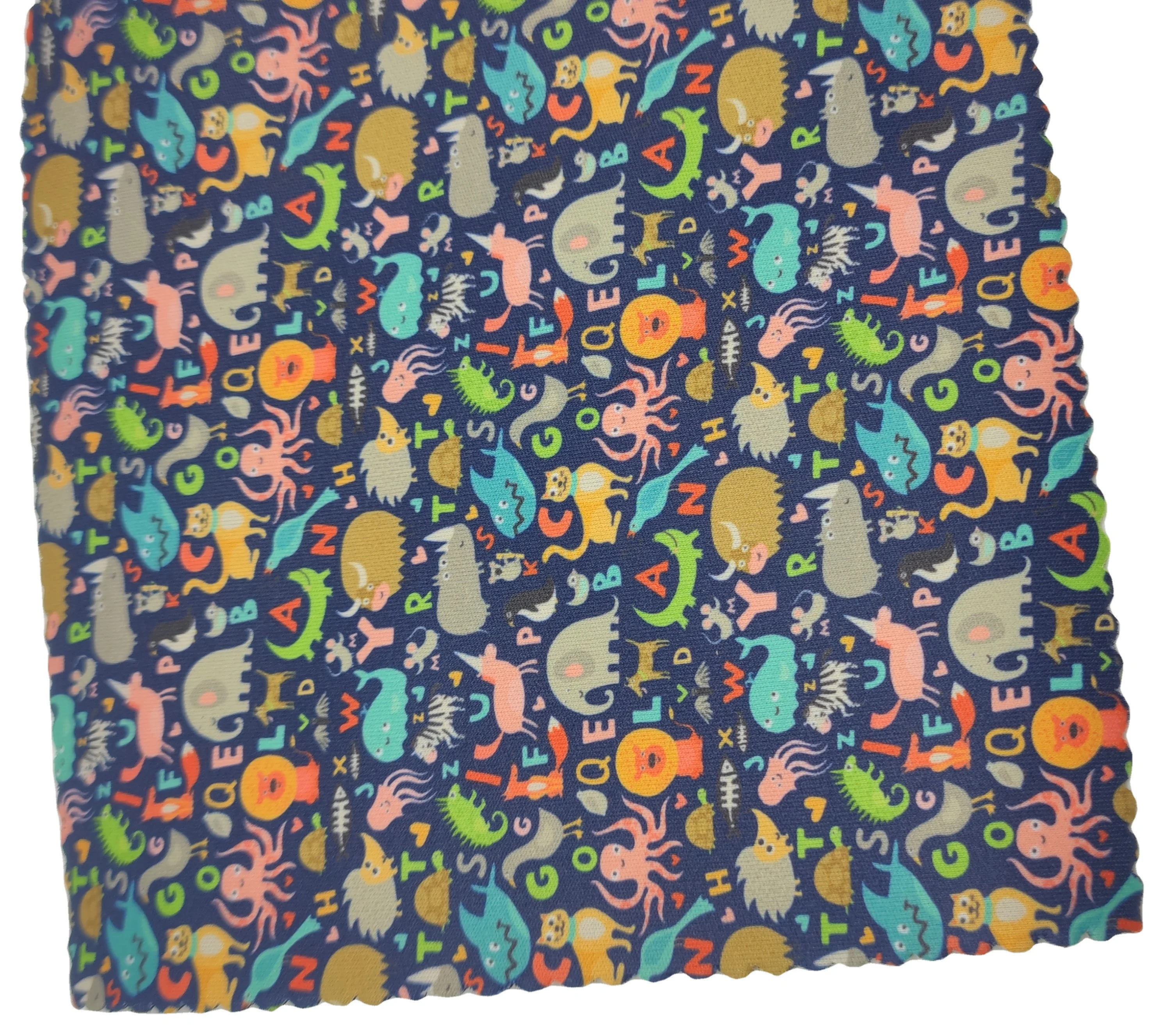 Factory Wholesale High Elasticity Neoprene Material Polyester Diving Material Printing SBR 2mm 3mm 4mm Neopreno Neoprene