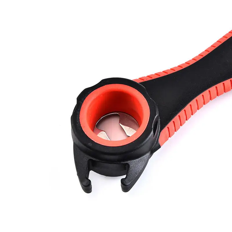 Wholesale 5in1 Multi-function Bottle Opener  Soda Lid Twist Grips Jar  Kitchen Tool 5 In 1 Plastic Stainless Steel Beer Opener