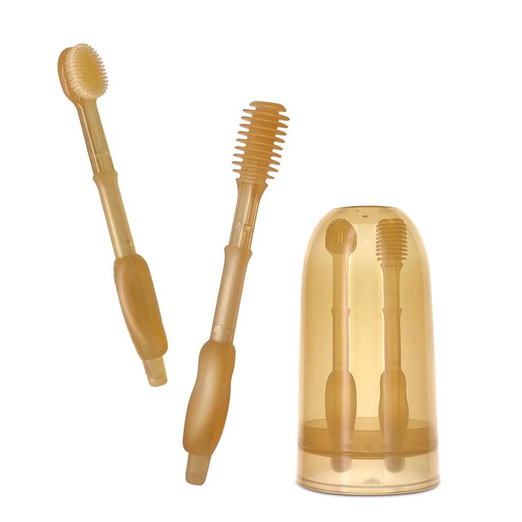 Everystep Baby Tongue Cleaner  Set Baby Newborn Oral Cleaner Silicone Toothbrush Silicone For Kids