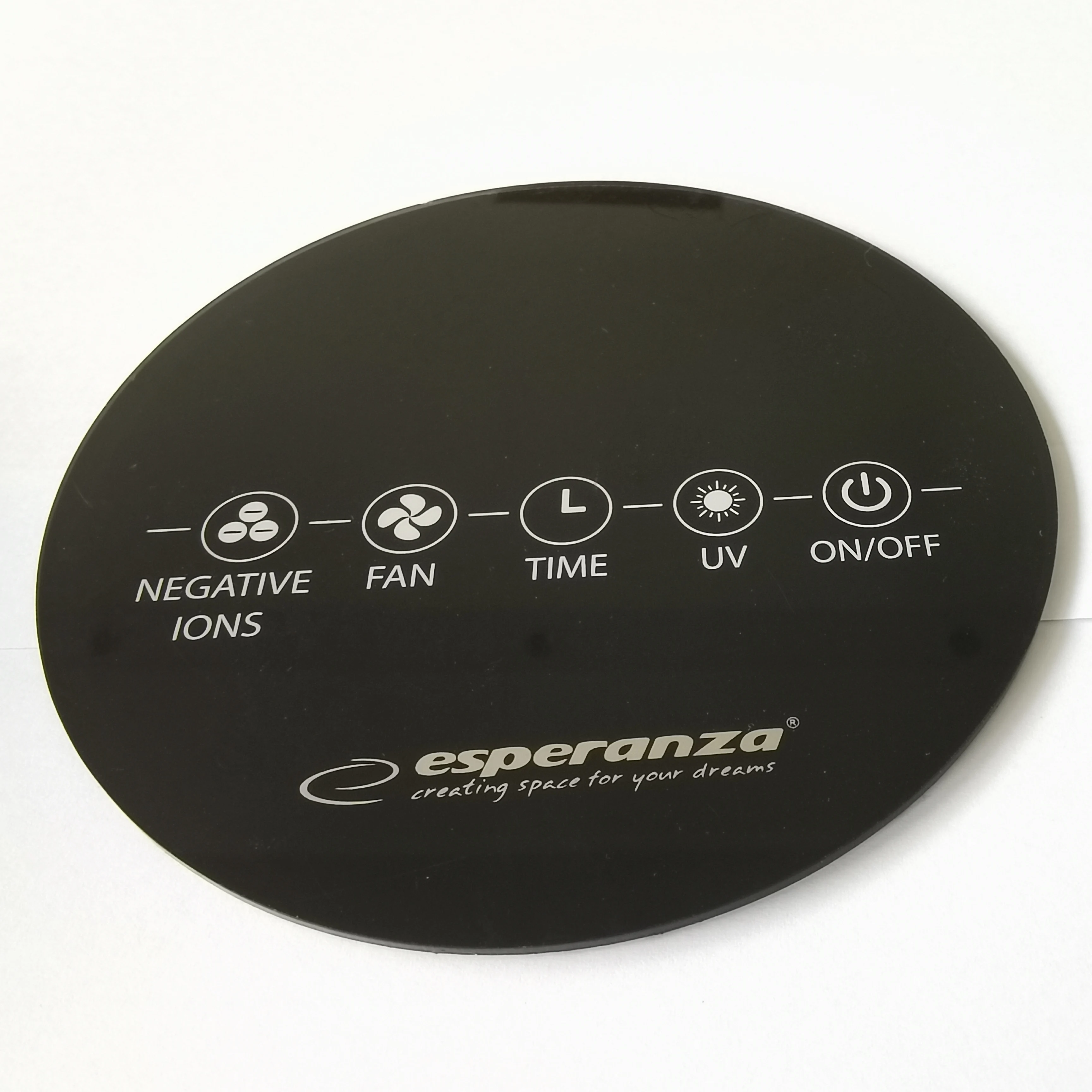 Silk Printed PC Embossed Graphic Overlay Polycarbonate Stickers for Home Appliance