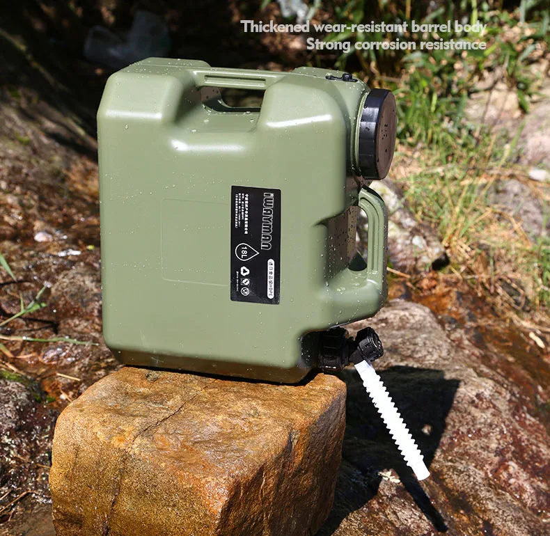 Outdoor Bucket Portable Large-caliber Water Canister for Camping