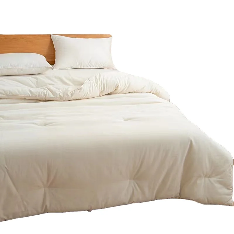 Baimai Flax Linen Quilt 100% French Linen Bedding Quilted Blanket with Pure Linen Cover for Home duvet