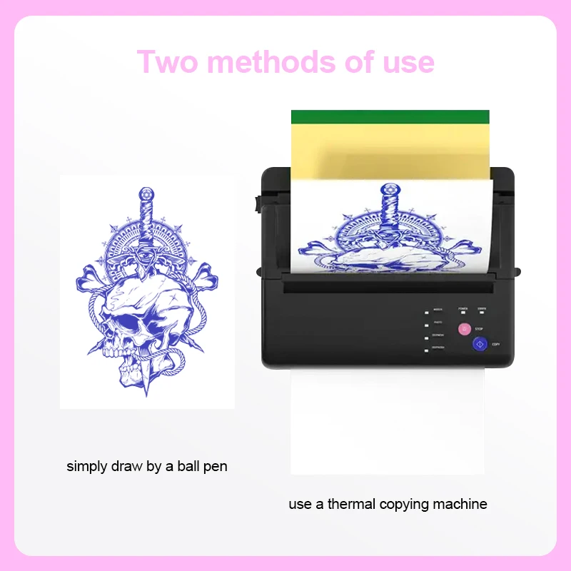 Factory DIY Tattoo transfer Paper A4 size 100pcs/ bag Tattoo thermal stencil paper Tattoo supplies