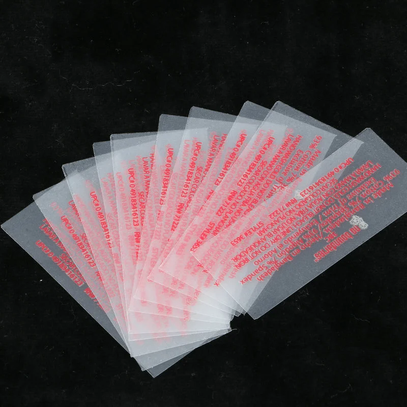 T shirt Sports Logo PET Film Iron on Label Heat Transfer Sticker for Knitting Clothing