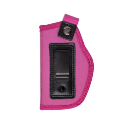 Wholesale nylon concealed minimalist pink purple black tactical women gun holster