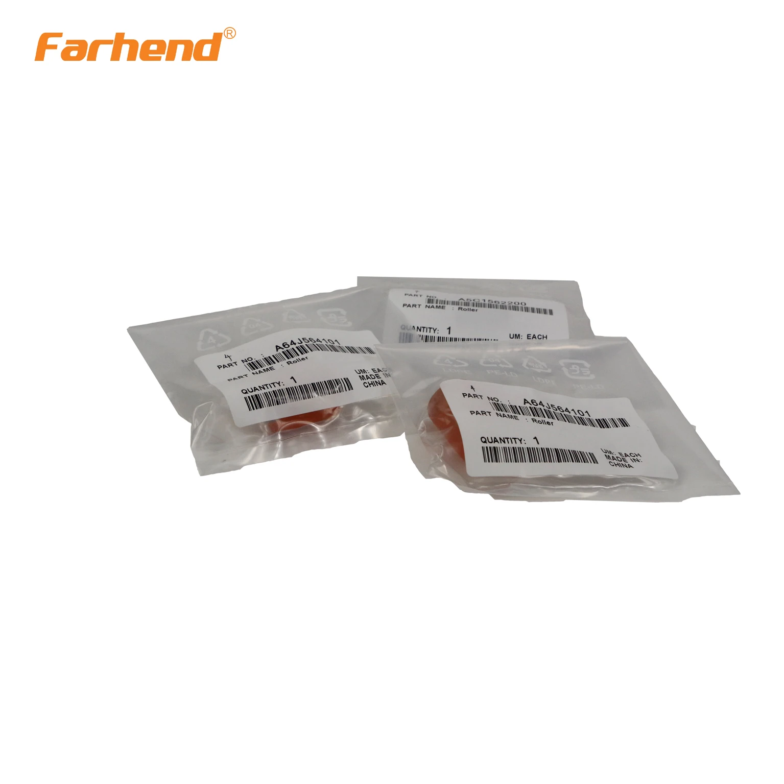 A64J564101 Tray 1 2 Paper Feed Roller For Konica Minolta bizhub C250i C300i C360i C458 C558 C658 368e Separation Roller