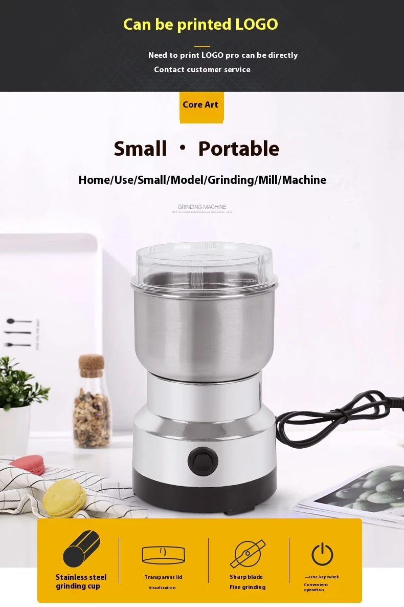 Multi Functional Electric Power Flour Household Commercial Coffee Grain Grinder