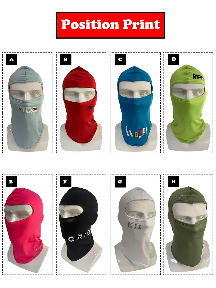 Дешевая оптовая продажа, велосипедная Балаклава, маска для лица с одним отверстием, лыжная маска, Балаклава