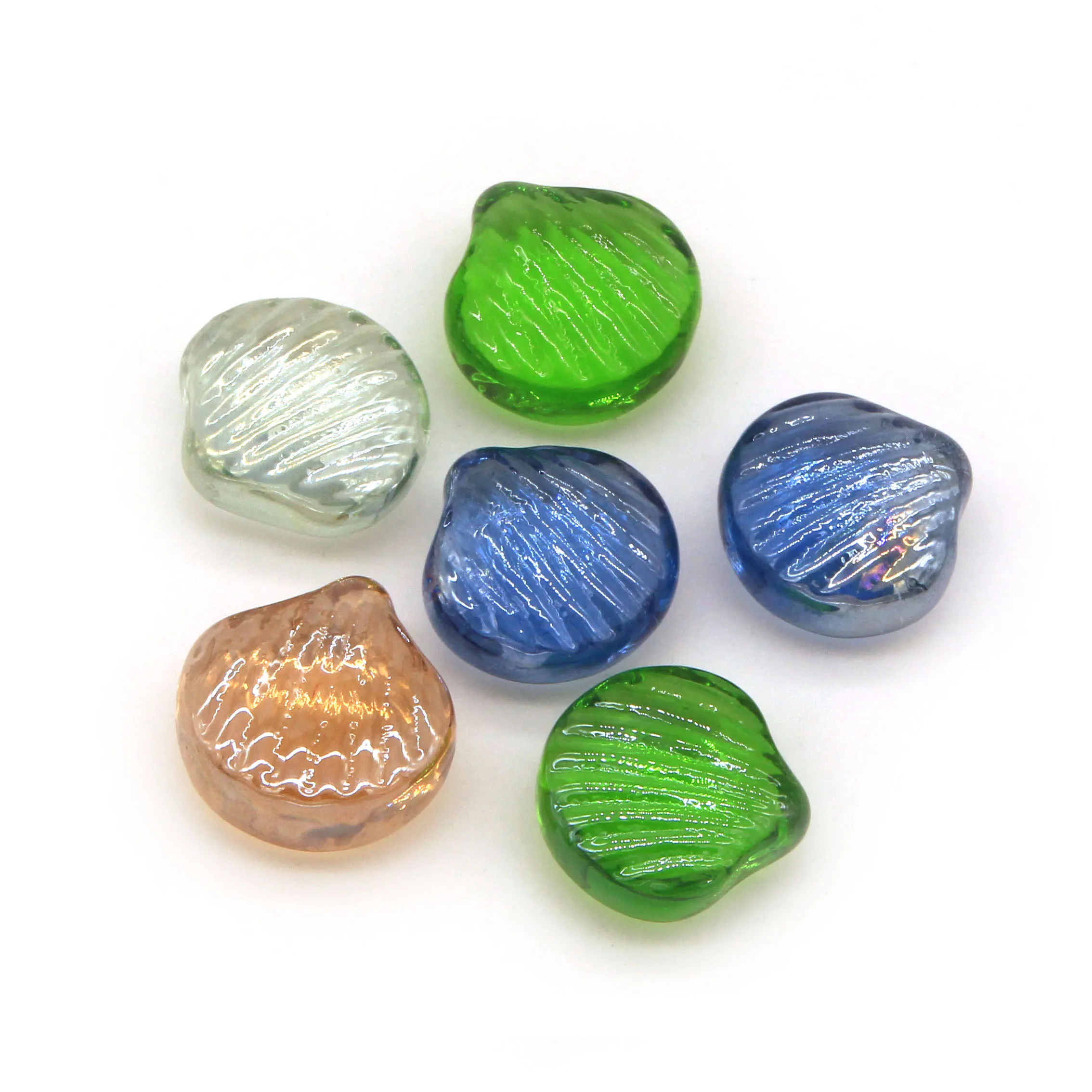 Cheap hot sale Ocean Series glass beads shell