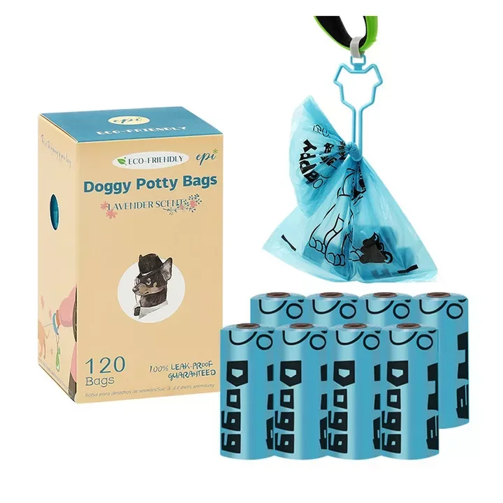Custom Biodegradable Dog Poop Bag Outdoor Dog Poop Bags Extra Thick Strong Durable Pet Shit Garbage Bags