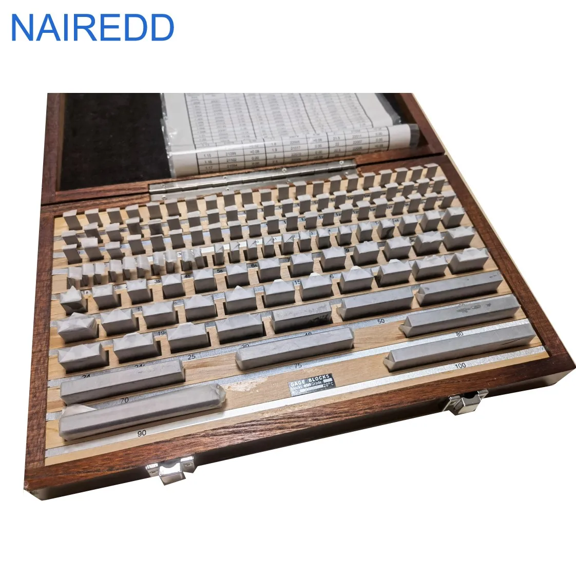 Metric rectangular block gauge Tungsten steel cemented carbide 112pcs grade 0-2 Gauge Block Sets