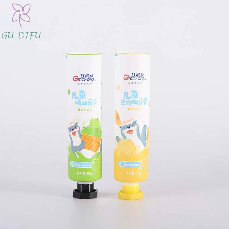 Custom Printing Logo PBL Plastic Tube Toothpaste Tube Squeeze Empty Tube Packaging 100g105g110g115g120g