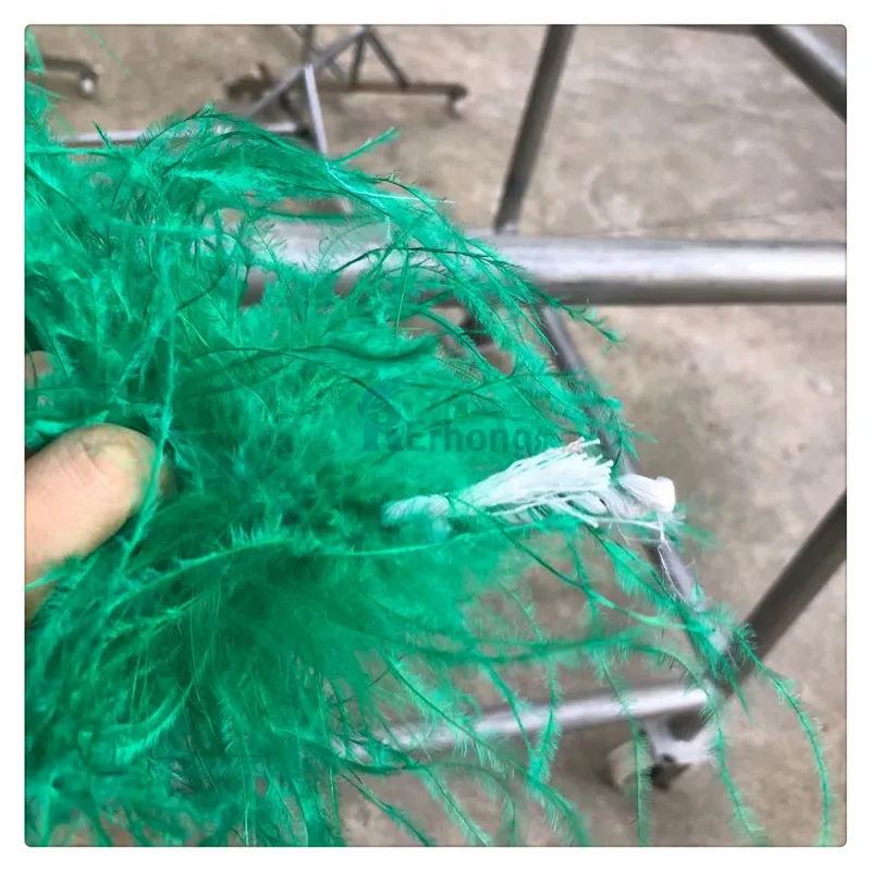 8ply Ostrich Boa Factory Price for 12-15cm long feather made Cheap 8ply Ostrich Feather Boa