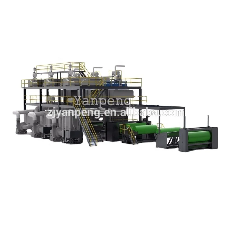 YP-SSS automatic control PP spunbond fabric nonwoven making machine in high output