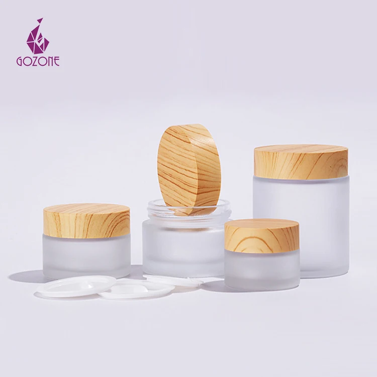 50G Cream Hair Product Containers Cream Custom Facial Mask Jar Glass Cosmetic Container