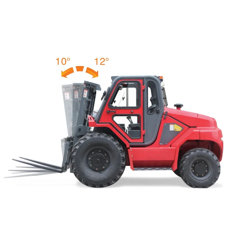 Factory Wholesale Diesel 4x4 New Rough Terrain Forklift For Concrete Blocks In Pallets