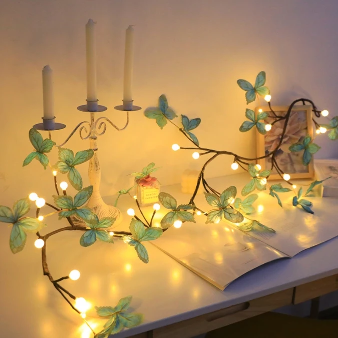 Kanlong DIY shape LED cane simulation branch flexible light home decor room decoration lights wall layout butterfly led light