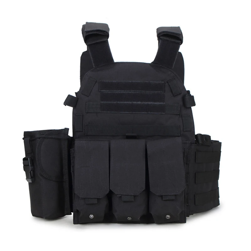 Wholesale JSH 900D Oxford Tactical Life Vest Big Capacity Computer Interlayer Airsoft Quick Release Tactical Vest Softback Vest