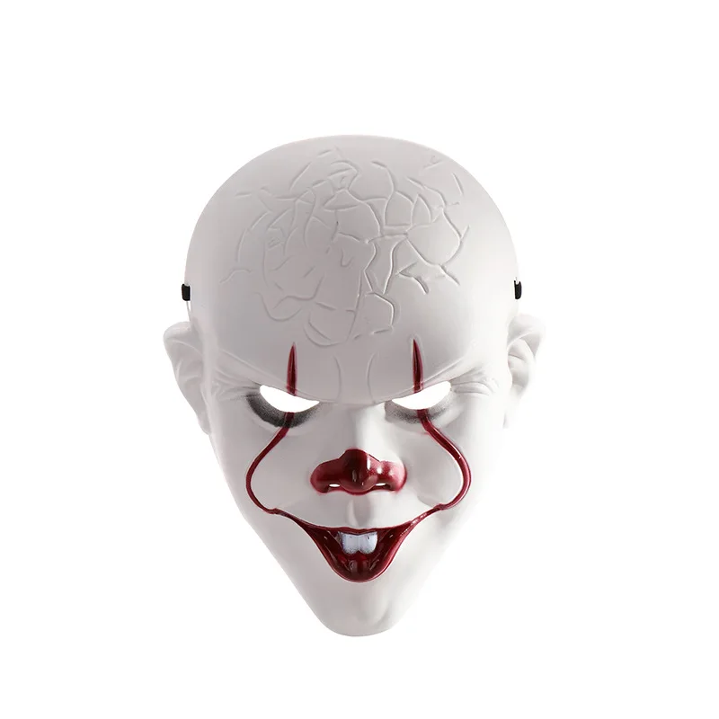 Wholesale Cheap Scary Clown Mask Halloween Mask Clown Ghost Night Horror Props Halloween Killer Cosplay Mask