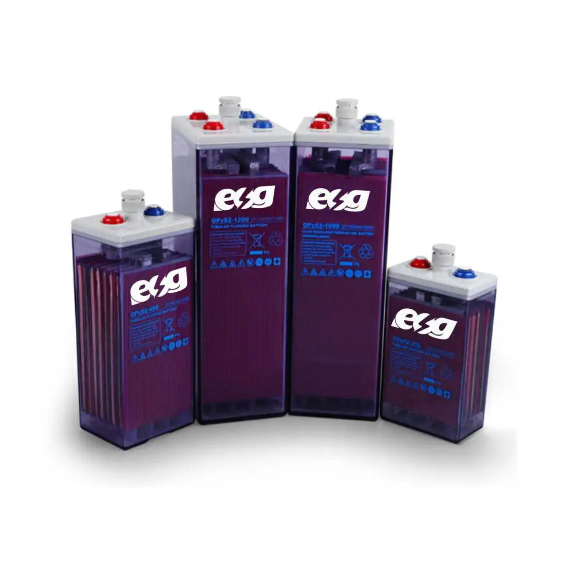 ESG For Solar System 2V200AH OPZS Lead Acid Liquid 2V 200ah AGM Solar Storage Battery