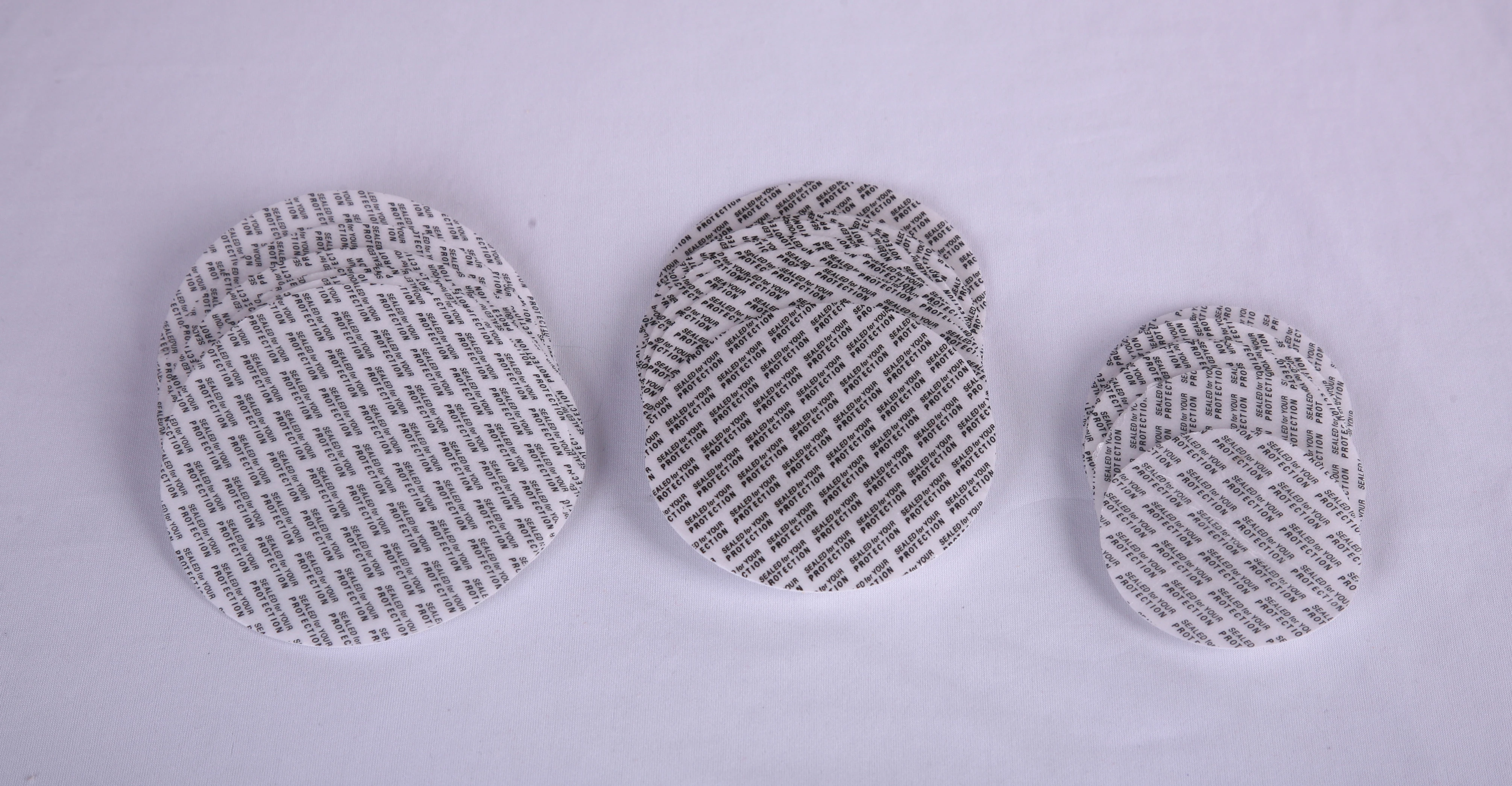 Food Grade Self Adhesive Gasket Pressure Sensitive Foam  Seal Liner For Cap Seals Lids