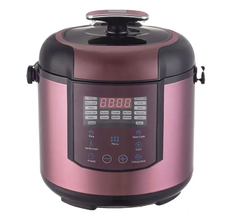 Greek Factory direct 5Qt Round shape Multi-function good electric pressure cooker king